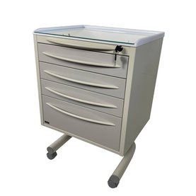 Медицинский стол врача мобильный А-014 с 4 ящиками №1802215