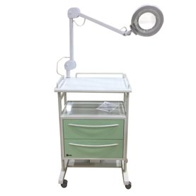 Медицинский столик для косметологов Т-15 (1) с 2 ящиками и полкой +СН-2