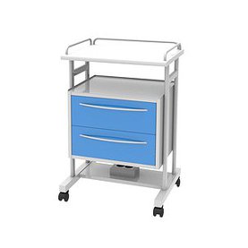 Медицинский столик для косметологов Т-15 (1) № 2905198 с 2 ящиками и полкой