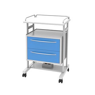 Медицинский столик для косметологов Т-15 (1) № 2905198 с 2 ящиками и полкой